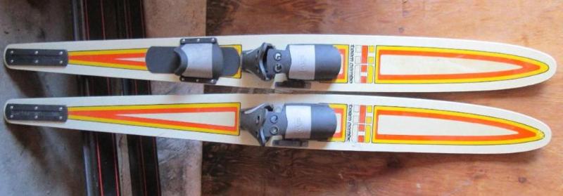 lot 48 image: Team Combo water skiis with large a...