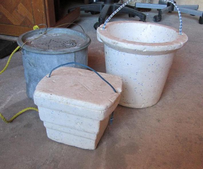 lot 65 image: Live well bait buckets...