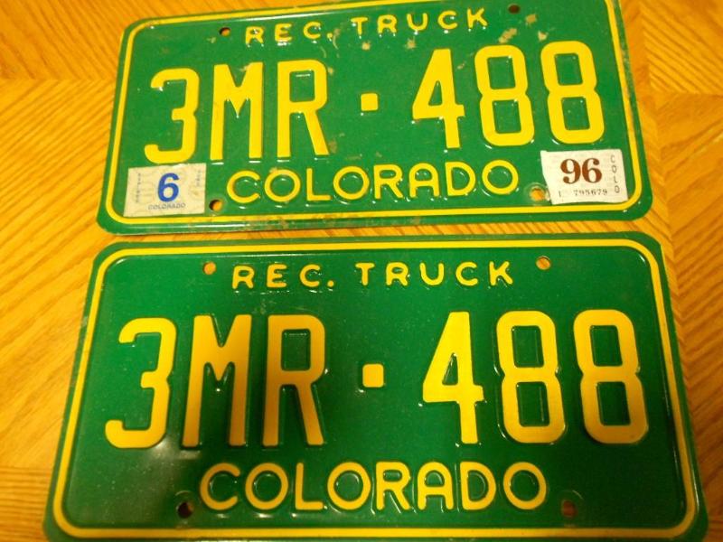 Pair of License Plates....