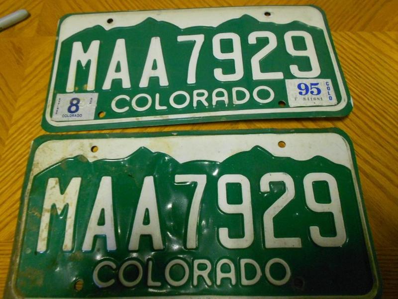 Pair of License Plates....