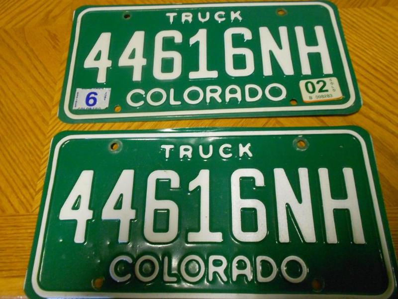 Pair of License Plates....