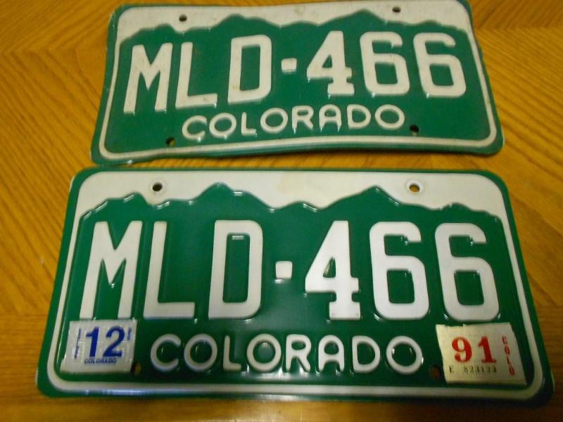 Pair of License Plates....