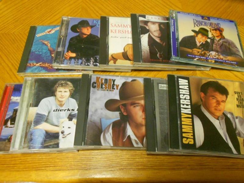 10 CDs from artist like Kenny Ches...