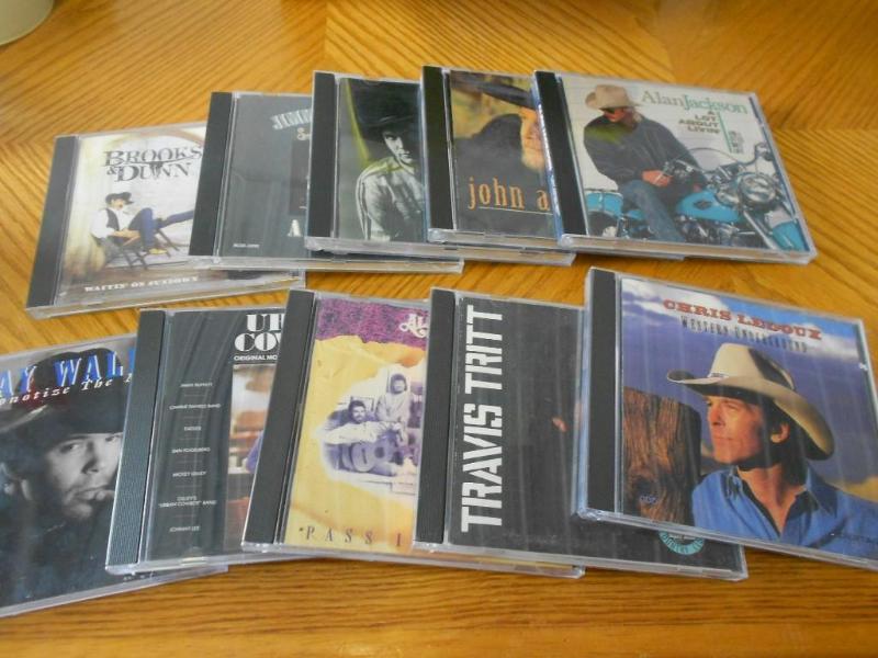 10 CDs from artist like Alan Jacks...