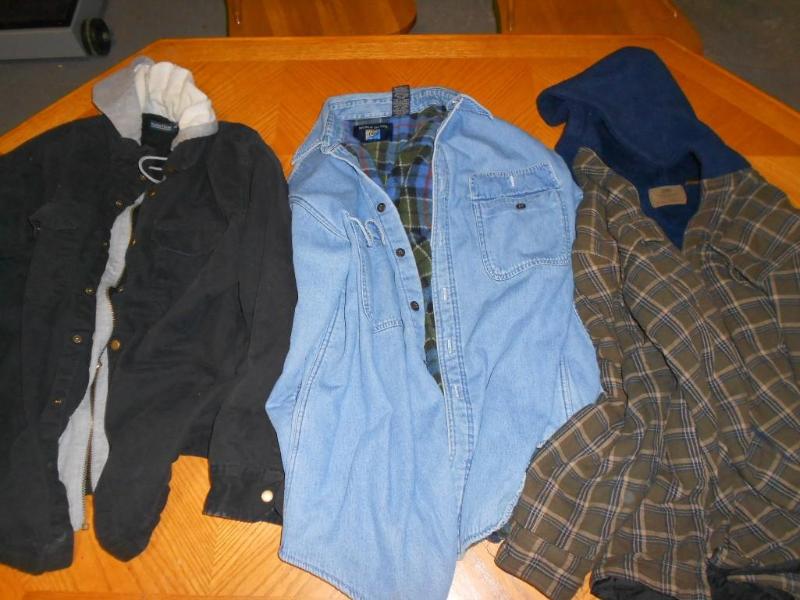 3 LG Outdoor coats  jackets....