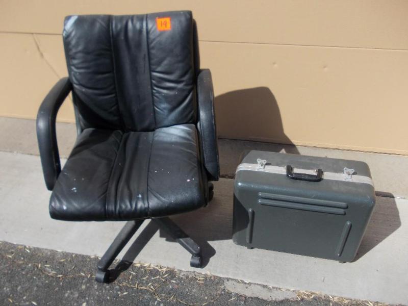 Office Chair &amp Suitcase...