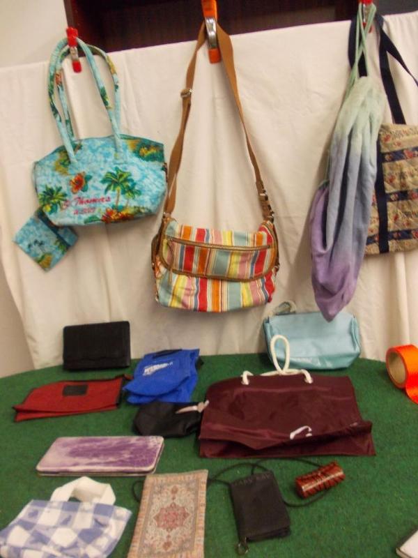Lot Of Fabric Purses- 1-Fossil Bran...