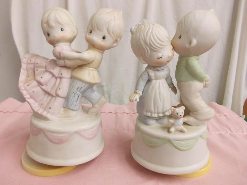 2-Porcelain Music Boxes...