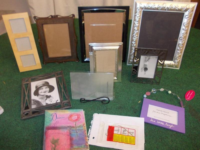 Lot Of Assorted Picture Frames, 1-P...