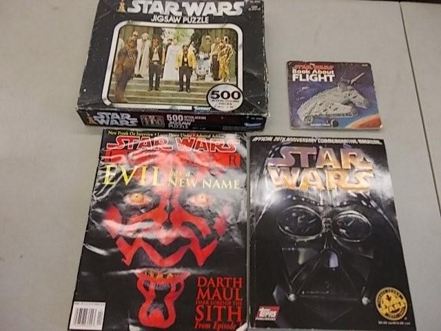 lot 28 image: 3-Star Wars Magazines & 500-Pie...