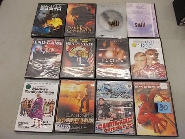 lot 30 image: 12-DVDs...