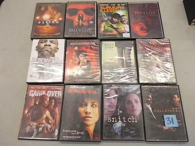 lot 31 image: 12-DVDs...