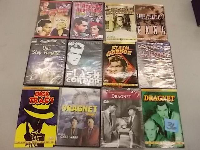 lot 36 image: 12-DVDs...