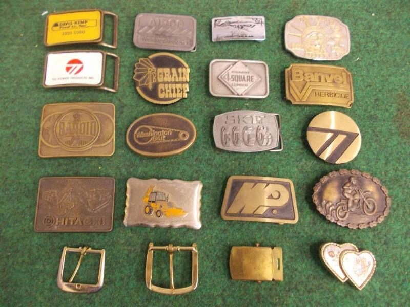 lot 5 image: Collection Of 20 Assorted Belt Buck...