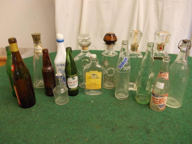 lot 65 image: Box Lot Of Collectible Empty Decant...