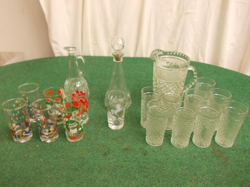 lot 85 image: Crystal Pitcher & Tumbler Set, ...