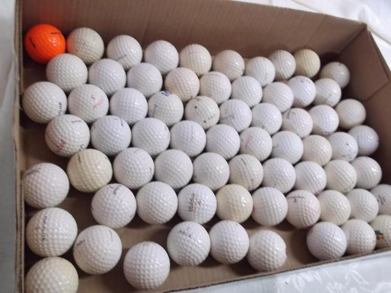 Flat of golf balls....
