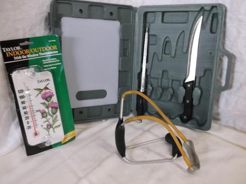 Lot with Thermometer,Slingshot and ...