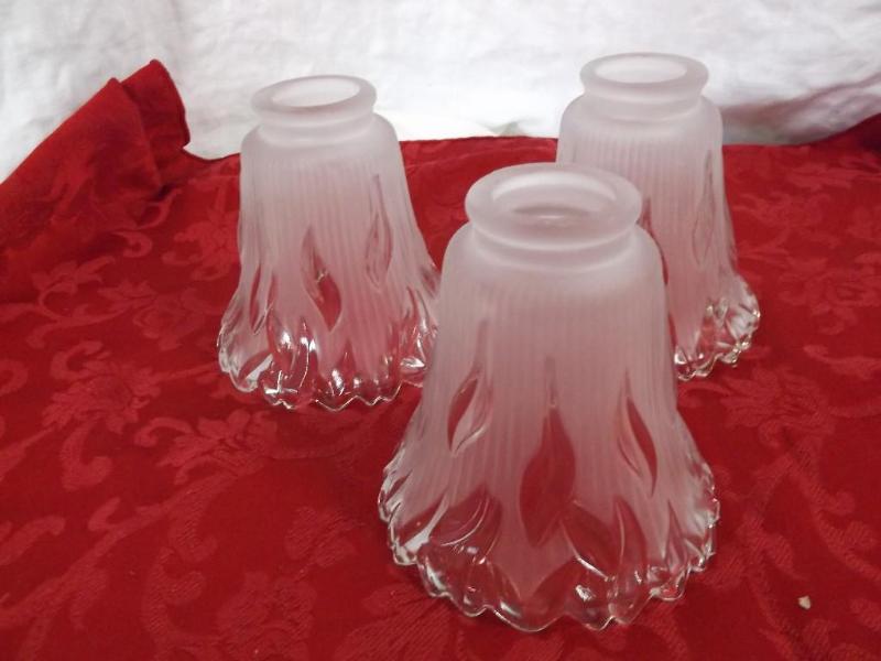 3 nice glass globes 5&quot x 5&quo...