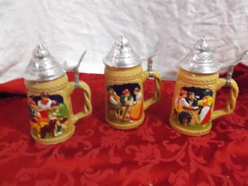 3 Beer steins in good condition....