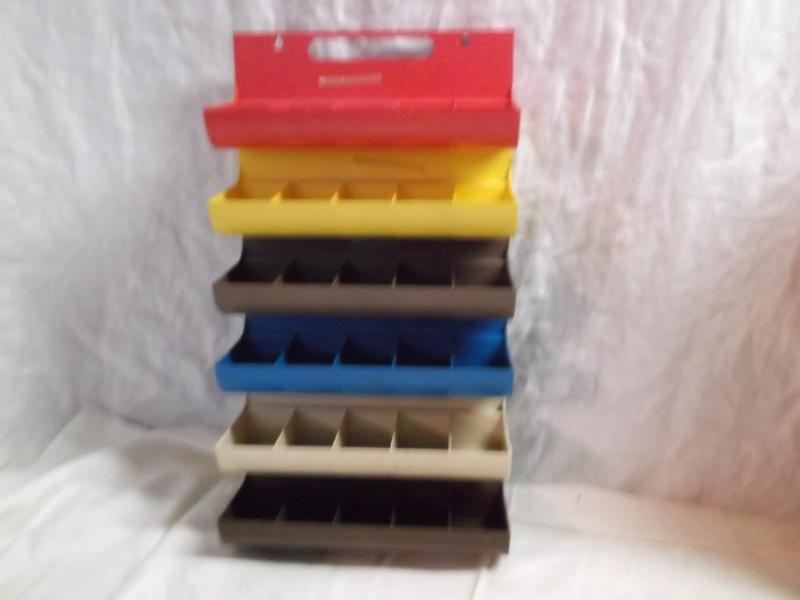 Plastic organizer trays snap togeth...