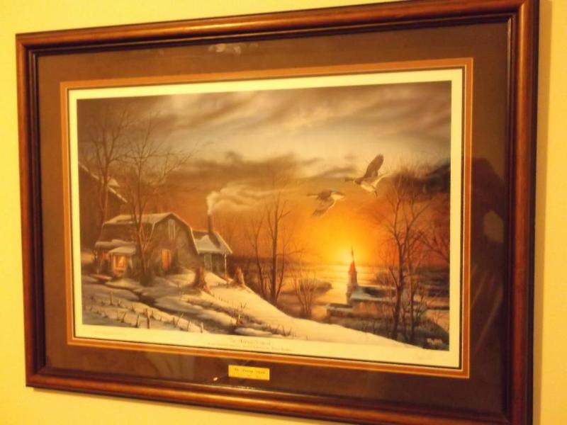 Terry Redlin print the sharing seas...