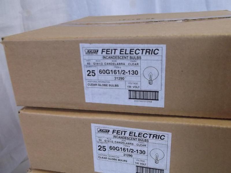 5 cases&nbsp 60 watt Candelabra cl...