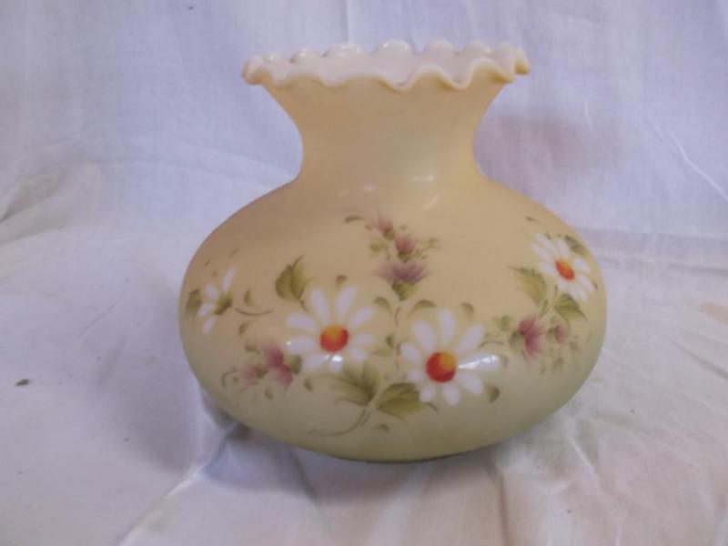 Vintage lamp shade 6 34&quot W ac...