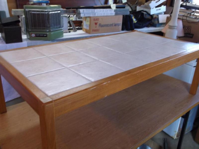 Tile Top Coffee Table few scuffs on...