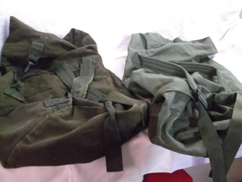 2 Military Bags good useable condit...