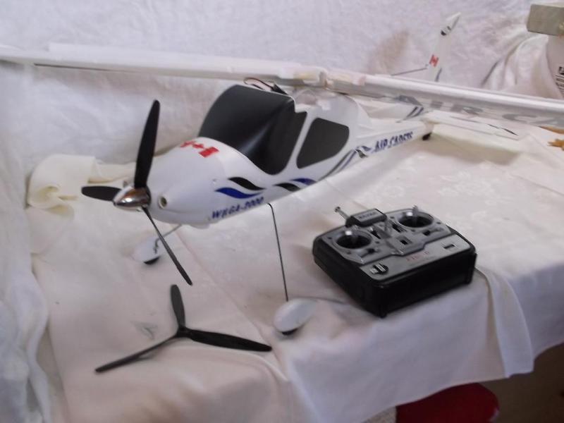 Remote controlled Styrofoam airplan...