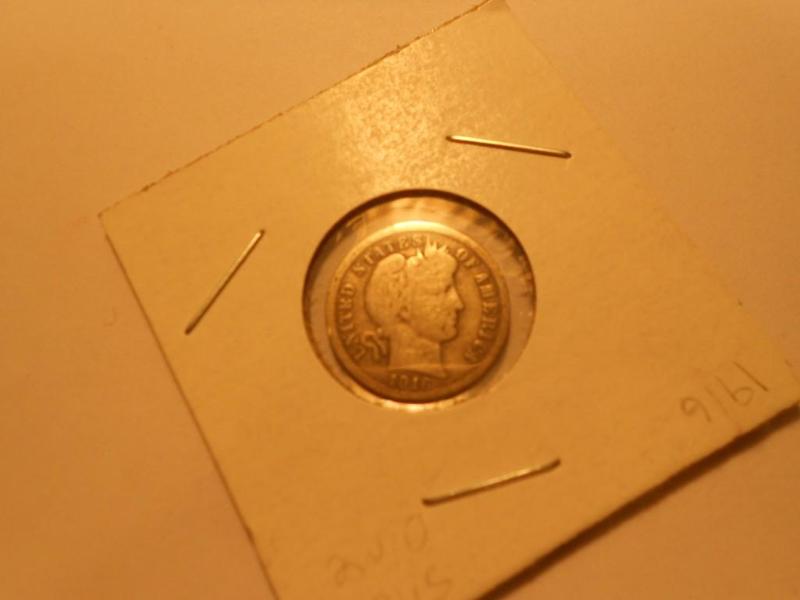 1916 Silver Dime....