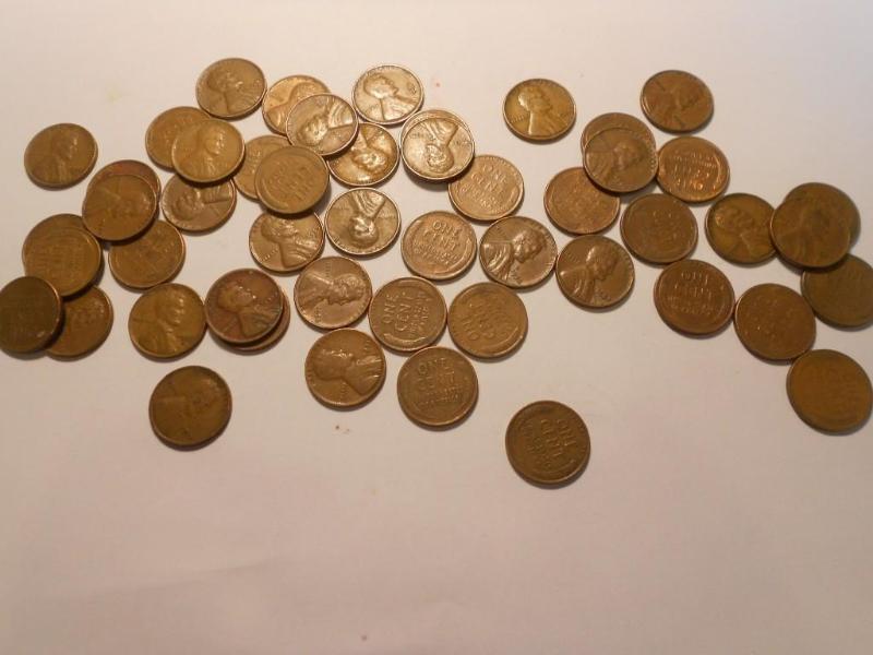 50 count - Lincoln Wheat Pennies co...