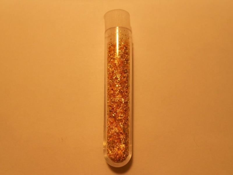 Vile of Gold Flakes....