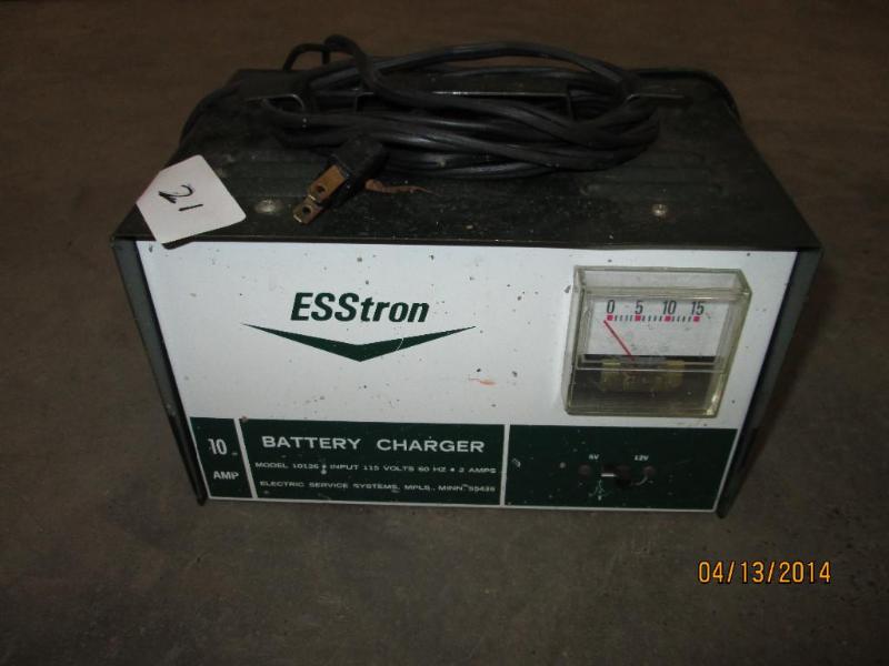 Esstrom 10Amp Battery Charger, Work...