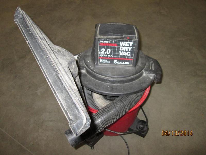 Craftsman 2HP WetDry Vac, Works...