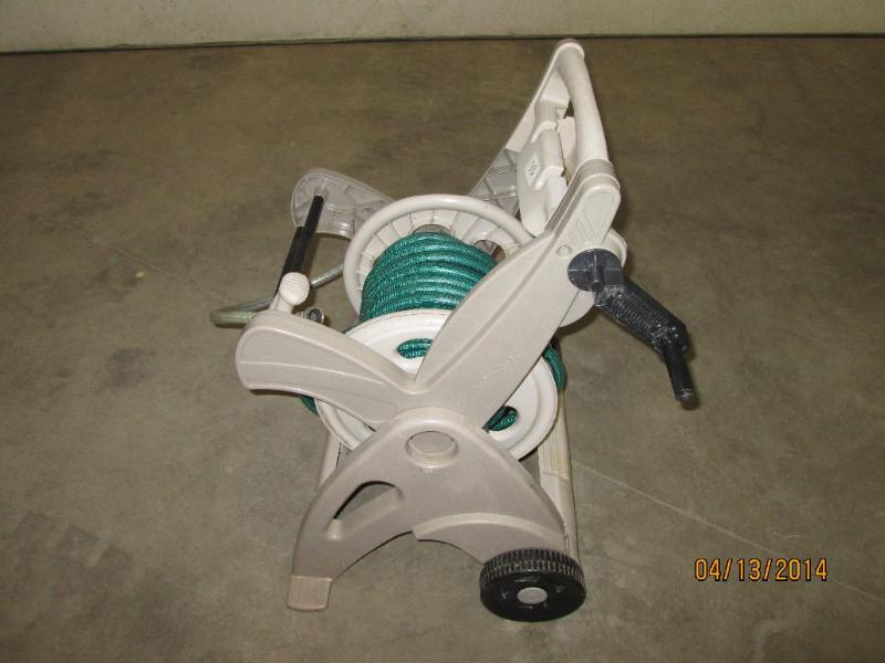 Garden Hose Reel With Hose, Good Co...