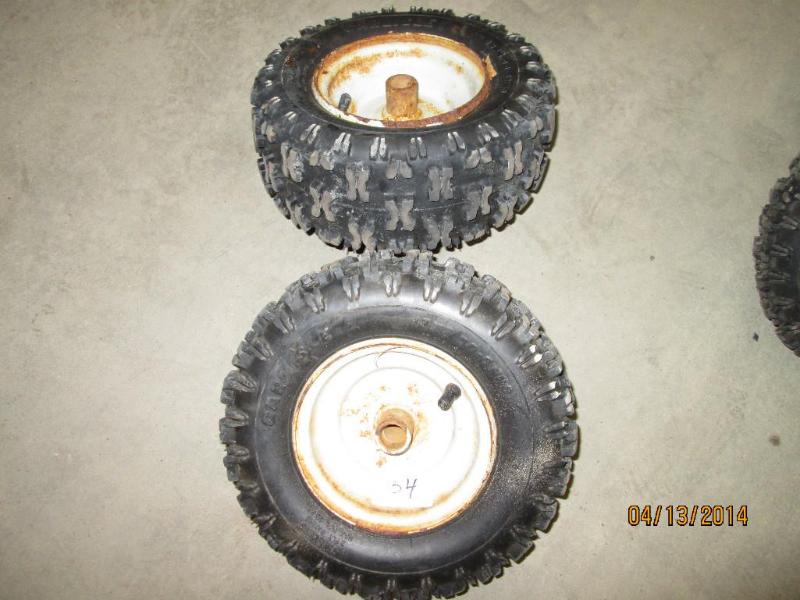 (2) 13x5.00x6 Snowblower Tires...