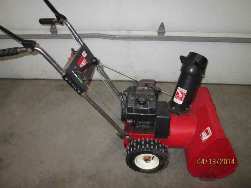 Toro 5HP Snowblower, Ran Last Time ...