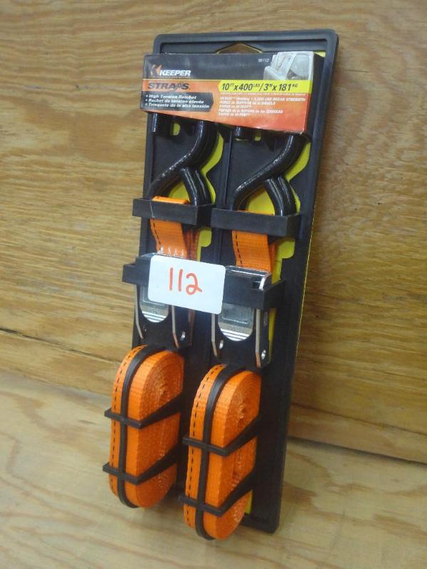 New Keeper 2-Pack 10ft 400# Ratchet...