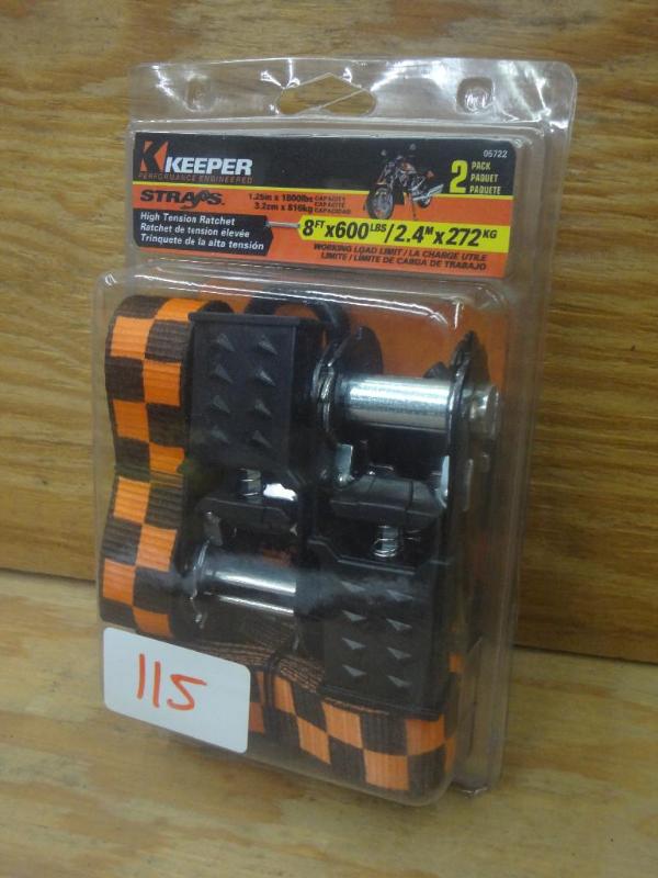 New Keeper 2-Pack 8ft 600# Ratchet ...