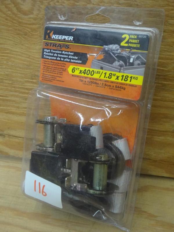 New Keeper 2-Pack 6ft 400# Ratchet ...
