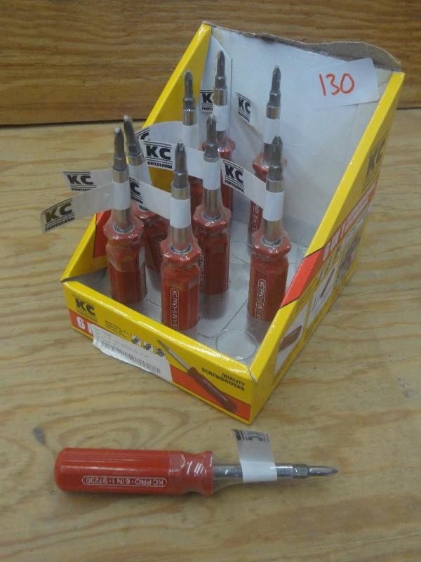 (9) New KC 6-In-1 Screwdrivers...