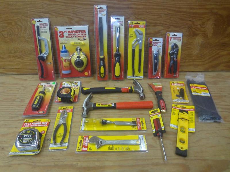 Huge Lot Of Various New Hand Tools...