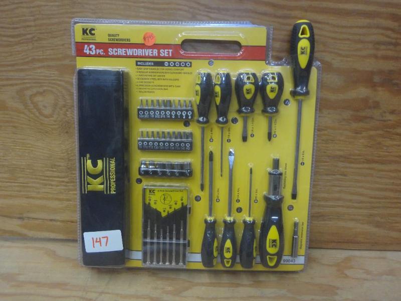 New KC 43-Piece Screwdriver Set...