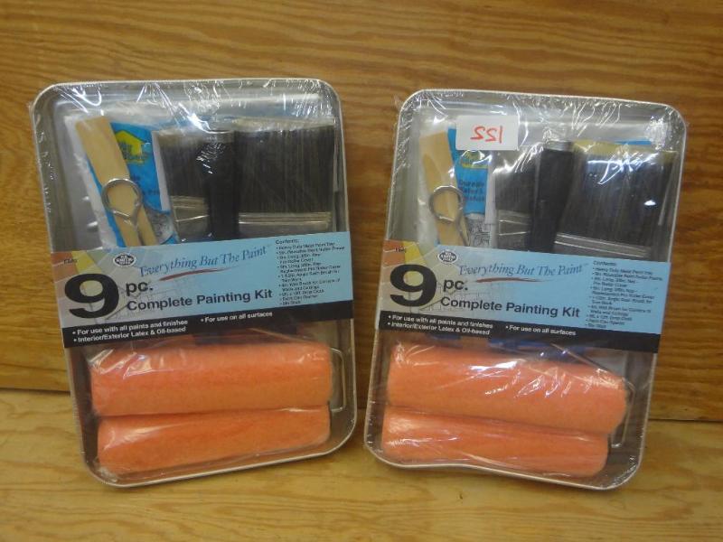 (2) New 9-Piece Complete Painting S...