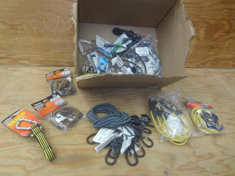 Large Assortment Of New Bungee Stra...