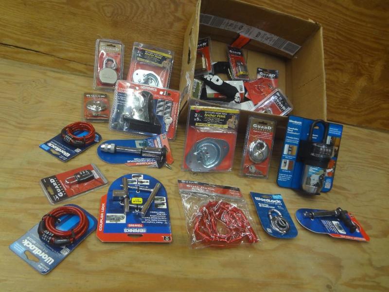 Assortment Of New Padlocks,m Key S...