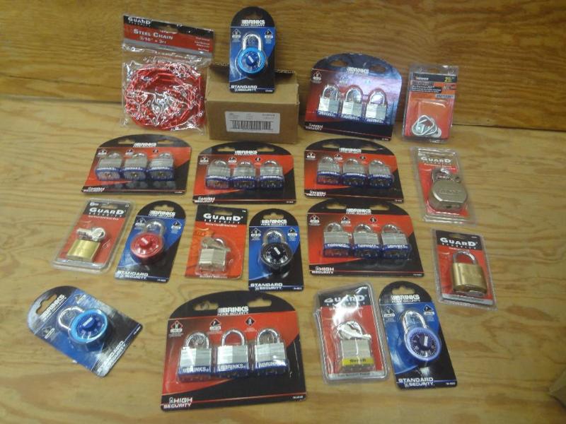 Assortment Of New Padlocks, Locks ...