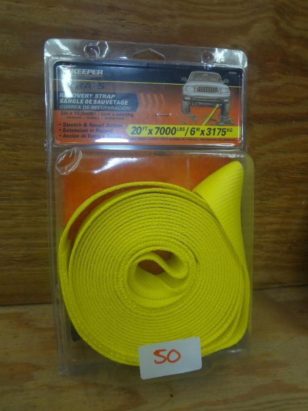 New Keeper 20ft 7000# Recovery Stra...